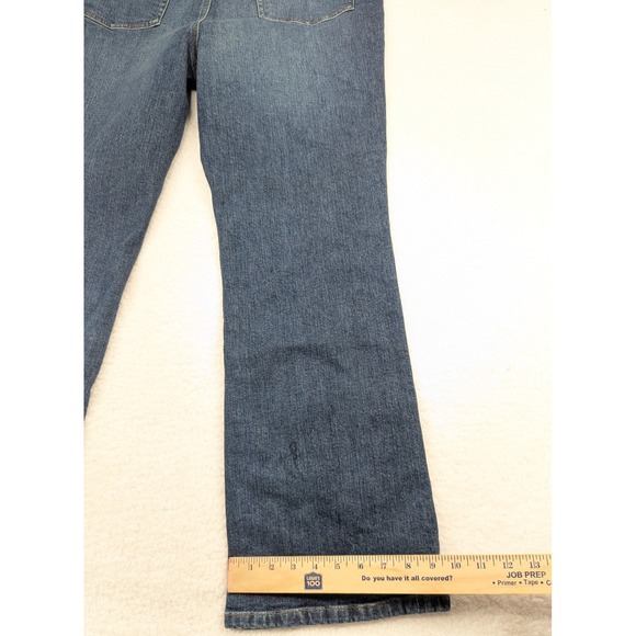 Lands End Women's Jeans Original Fit Classic‎ Waist Boot Leg 16 - Picture 8 of 11
